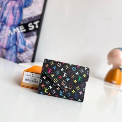 LOUIS VUITTON ヴィクトリーヌ ウォレット モノグラム マルチカラー レディース 12.5×9.5×2.5cm