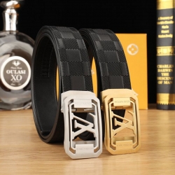 LV メンズ ベルト 自動バックル 35mm