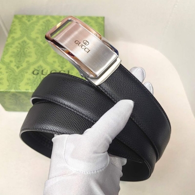グッチ メンズ ベルト 自動バックル 35mm