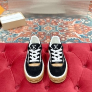【LOUISVUITTON】新作スニーカーレザースニーカーキャンバススニーカーメンズ