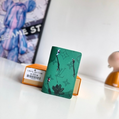 LOUIS VUITTON ポケット オーガナイザー カラードモノグラム キャンバス メンズ 11×7.5×1cm