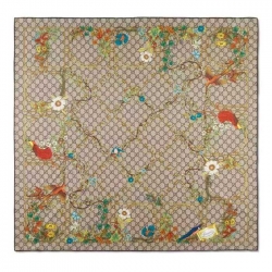 グッチ 新作スカーフ 90cm x 90cm
