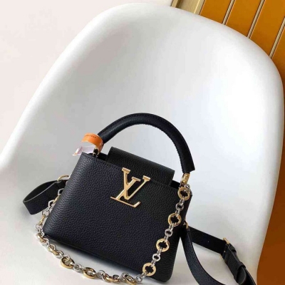 LV ハンドバッグ カプシーヌ 21×12×8cm