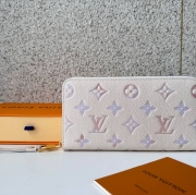 LOUIS VUITTON ジッピー ウォレット モノグラム レザー レディース 19.5×10.5×2.5cm