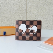 LOUIS VUITTON コンパクトウォレット ダミエ エベンヌ メンズ 11.5×9×1.5cm