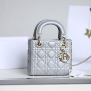 ディオール ハンドバッグ レディディオール 17×15×7cm