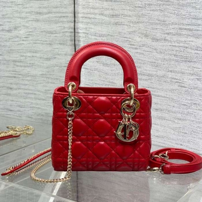 ディオール ハンドバッグ レディディオール 17×7×15cm