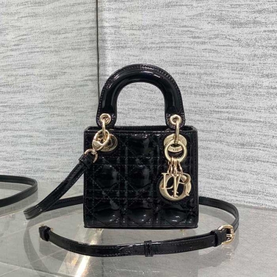 ディオール ハンドバッグ レディディオール 12×10×5cm