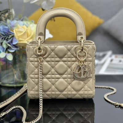 ディオール ハンドバッグ レディディオール 17×15×7cm