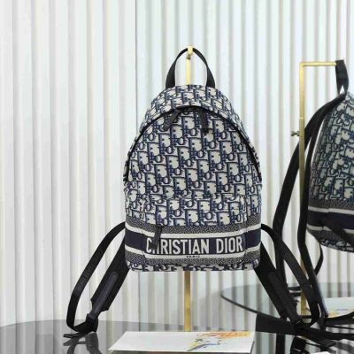 ディオール スタイル トラベル ミニ リュック オブリーク サイズ：21.5×13×31.5cm