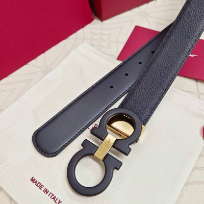 フェラガモ メンズ ベルト 両面用 3.5cm