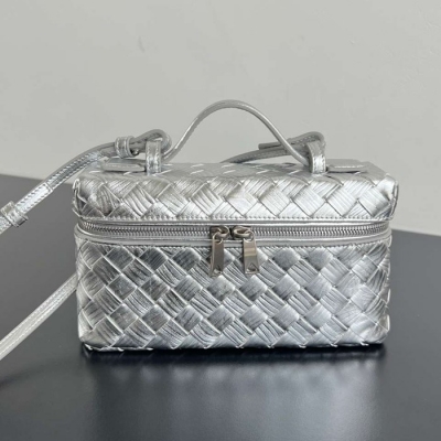 BV ショルダーバッグ レザー ポーチ 化粧ポーチ 22×12.5×5cm