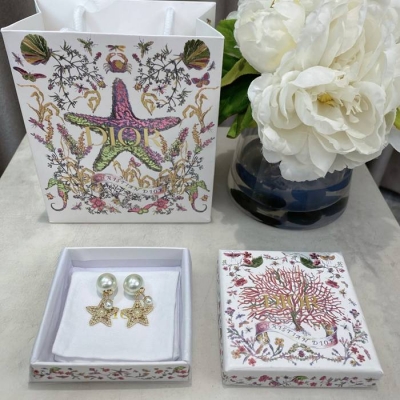 ディオール スタイル ピアス スター パール