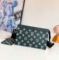 LOUIS VUITTON ガストン ミニ ショルダーバッグ メンズ 22×14.5×4.5cm