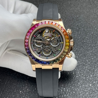 ROLEX デイトナ BLAKEN改装 スケルトン レインボー ラバー