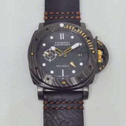 PANERAI PAM01324 サブマーシブル GMT カーボテック ネイビーシールズ 47mm 佐川急便
