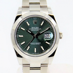 ROLEX M126300 デイトジャスト 41mm ミントグリーン オイスターブレス 2024