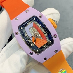 RICHARD MILLE RM 07-01 オートマティック カラーセラミックス パステルピンク ブランドコピー