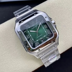 CARTIER WSSA0062 サントス ドゥ カルティエ スモーキーグリーン 39.8mm 2024新作