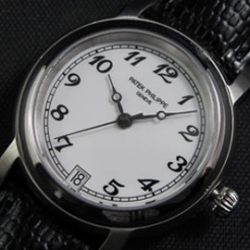 PATEK PHILIPPE カラトラバ ホワイト文字盤 アラビア数字 今購入お得
