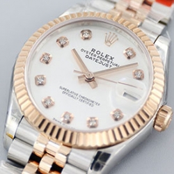 ROLEX 178271 デイトジャスト 31mm ホワイト レディース