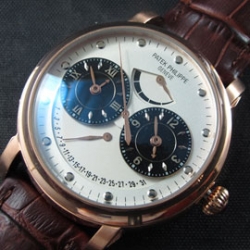 PATEK PHILIPPE デュアルタイム パワーリザーブ Asian 自動巻き ホワイト 視認性高い