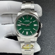 ROLEX 124300 41mm グリーン 国内大人気