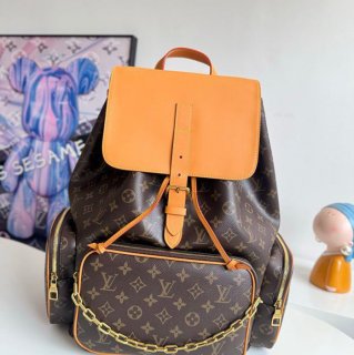 Louis Vuitton トリオ リュック モノグラム ブラック M44658 サイズ:45x33x22cm Louis Vuitton トリオ リュック モノグラム ブラック M44658 サイズ:45x33x22cm