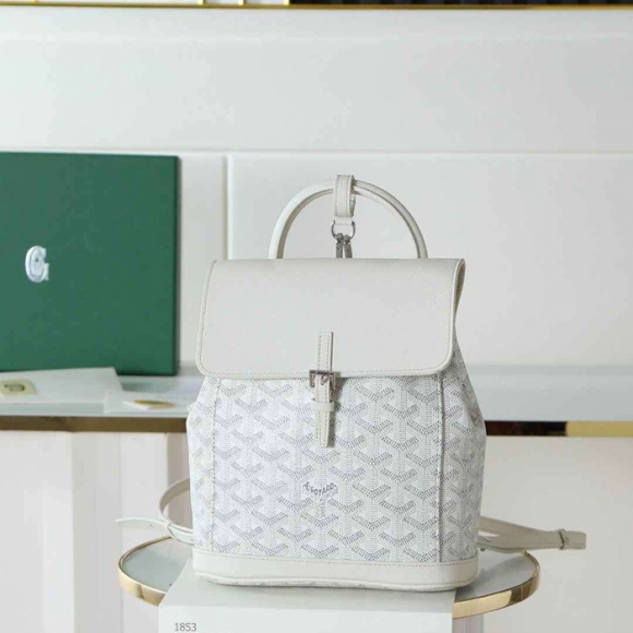 Goyard ゴヤール アリン ミニリュック クラシックモノグラム ブルー 020194 サイズ:20x19cm Goyard ゴヤール アリン ミニリュック クラシックモノグラム ブルー 020194 サイズ:20x19cm