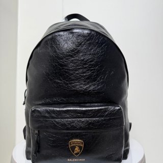 Balenciaga ランボルギーニ コラボ リュック オールレザー ブラック 188015 サイズ:47x35x18cm