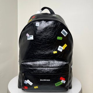 Balenciaga エクスプローラー アリーナ リュック オールレザー ブラック 188012 サイズ:46x35x18cm