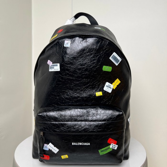 Balenciaga エクスプローラー アリーナ リュック オールレザー ブラック 188012 サイズ:46x35x18cm Balenciaga エクスプローラー アリーナ リュック オールレザー ブラック 188012 サイズ:46x35x18cm
