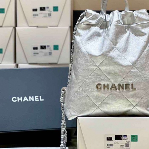 Chanel 22 シリーズ リュック オールレザー ブラック 3859 サイズ:34x29cm Chanel 22 シリーズ リュック オールレザー ブラック 3859 サイズ:34x29cm