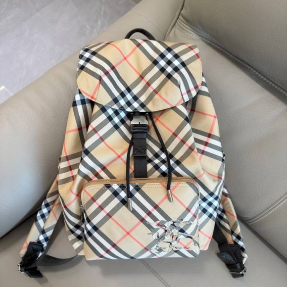 Burberry 最新タータンチェック リュック タータンチェック サンド 4831 サイズ:40x27x17cm Burberry 最新タータンチェック リュック タータンチェック サンド 4831 サイズ:40x27x17cm