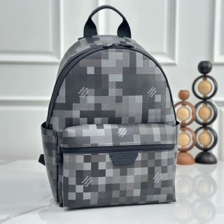 Louis Vuitton ディスカバリー リュック チェック グレー M28789 サイズ:42x31x17cm Louis Vuitton ディスカバリー リュック チェック グレー M28789 サイズ:42x31x17cm