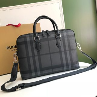 BURBERRY 8841 スモークチェックブリーフケース サイズ:37x27x5.5cm BURBERRY 8841 スモークチェックブリーフケース サイズ:37x27x5.5cm