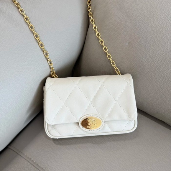 BURBERRY 6411 カーフスキン ゴールド 斜め掛けバッグ カーフスキン 19x13cm サイズ:19x13cm BURBERRY 6411 カーフスキン ゴールド 斜め掛けバッグ カーフスキン 19x13cm サイズ:19x13cm