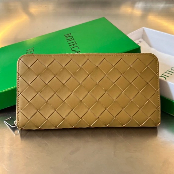 BOTTEGA VENETA BV 593217 メンズ編み財布 クラシック編み牛皮 19x10cm サイズ:19x10cm BOTTEGA VENETA BV 593217 メンズ編み財布 クラシック編み牛皮 19x10cm サイズ:19x10cm