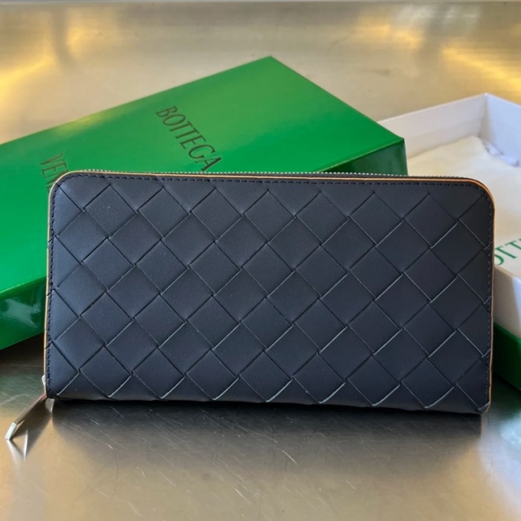 BOTTEGA VENETA BV 749427 メンズ編み財布 クラシック編み牛皮 19x10cm サイズ:19x10cm BOTTEGA VENETA BV 749427 メンズ編み財布 クラシック編み牛皮 19x10cm サイズ:19x10cm