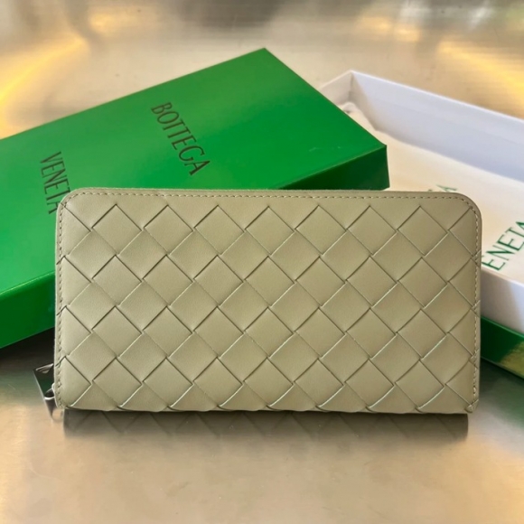 BOTTEGA VENETA BV 593217 メンズ編み財布 クラシック編み牛皮 19x10cm サイズ:19x10cm BOTTEGA VENETA BV 593217 メンズ編み財布 クラシック編み牛皮 19x10cm サイズ:19x10cm