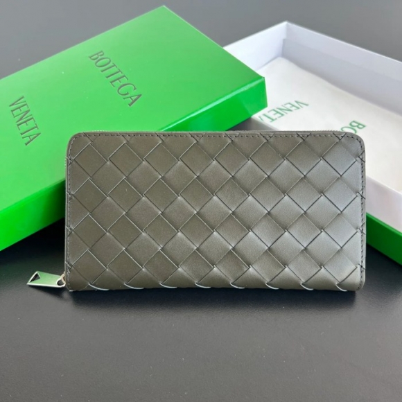 BOTTEGA VENETA BV 593217 メンズ編み財布 三色牛皮編み 19x10cm サイズ:19x10cm BOTTEGA VENETA BV 593217 メンズ編み財布 三色牛皮編み 19x10cm サイズ:19x10cm