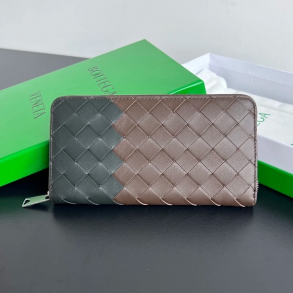 BOTTEGA VENETA BV 749427 メンズ編み財布 クラシック編み牛皮 19x10cm サイズ:19x10cm BOTTEGA VENETA BV 749427 メンズ編み財布 クラシック編み牛皮 19x10cm サイズ:19x10cm