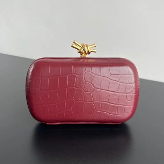 BOTTEGA VENETA BV 737025 ノット イブニングバッグ ワニ革 19x11.5cm サイズ:19x11.5cm BOTTEGA VENETA BV 737025 ノット イブニングバッグ ワニ革 19x11.5cm サイズ:19x11.5cm