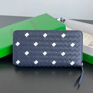 BOTTEGA VENETA BV 814680 新作細編み財布 牛皮 19x10cm サイズ:19x10cm