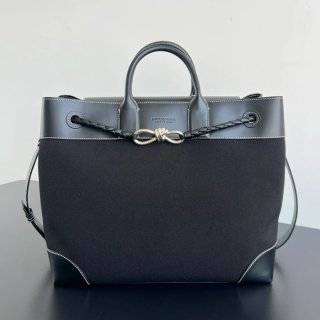 BOTTEGA VENETA BV 827066 アンディアーモ 帆布×レザー サイズ:43x39x20cm
