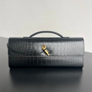 BOTTEGA VENETA BV 741511 クラッチバッグ ワニ紋羊革 31x13cm サイズ:31x13cm
