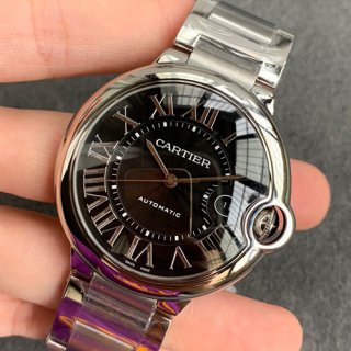 CARTIER W6920042 バロンブルー LM 42mm デザイン奇麗 CARTIER W6920042 バロンブルー LM 42mm デザイン奇麗