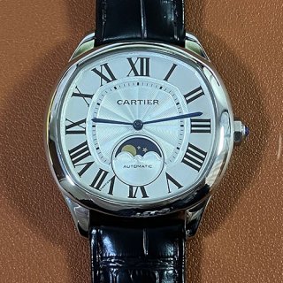 CARTIER WSNM0008 ドライブ ドゥ ムーンフェイズ シルバー Noob V8 CARTIER WSNM0008 ドライブ ドゥ ムーンフェイズ シルバー Noob V8
