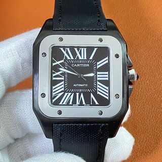 CARTIER W2020010 サントス100 ADLCコーティング 日本完売品 CARTIER W2020010 サントス100 ADLCコーティング 日本完売品