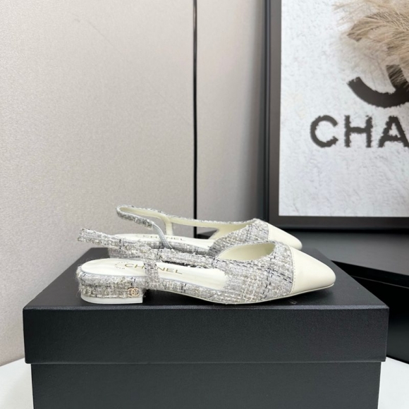 【CHANEL】スリングバックレディース 【CHANEL】スリングバックレディース